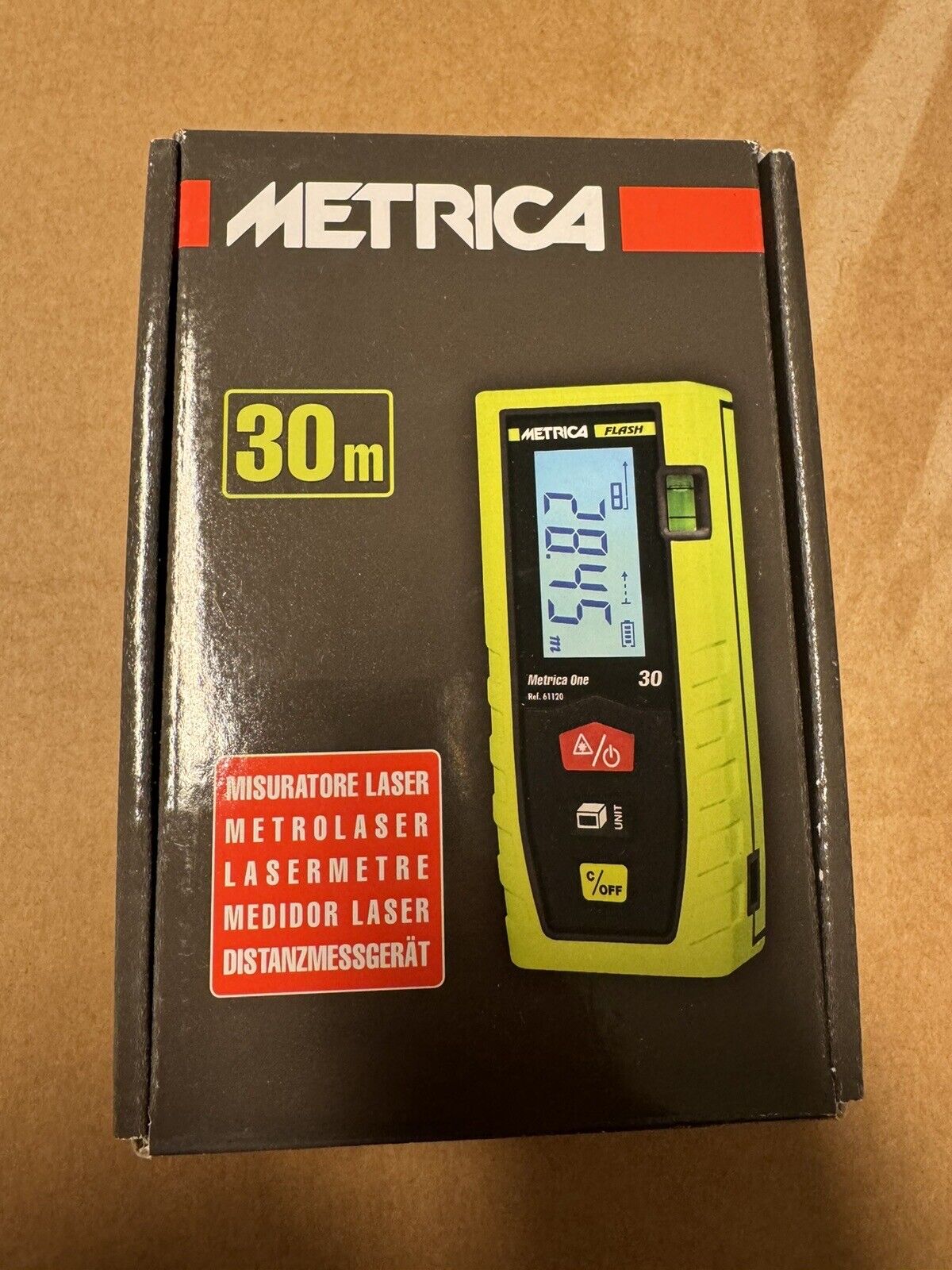 Misuratore Laser Metrica Flash One 30mt cod. 61120