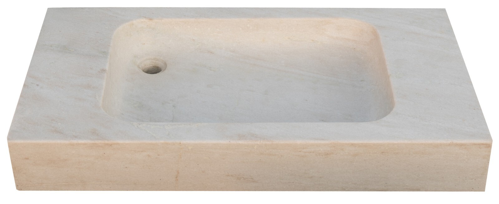 Lavandino in marmo Lavello Lavabo in pietra per cucina e bagno Vasca da appoggio