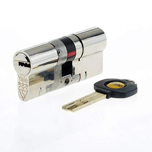 Yale B-YS3-4550N Antiscivolo 3 Star Euro Doppio Cilindro, Alta Sicurezza, (95 mm