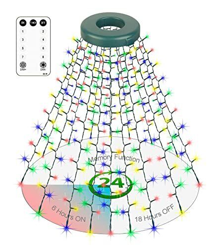 GYLEFY Luci per Albero di Natale, 2M*16 Rami Catene Luminose dell' Albero (W4D)