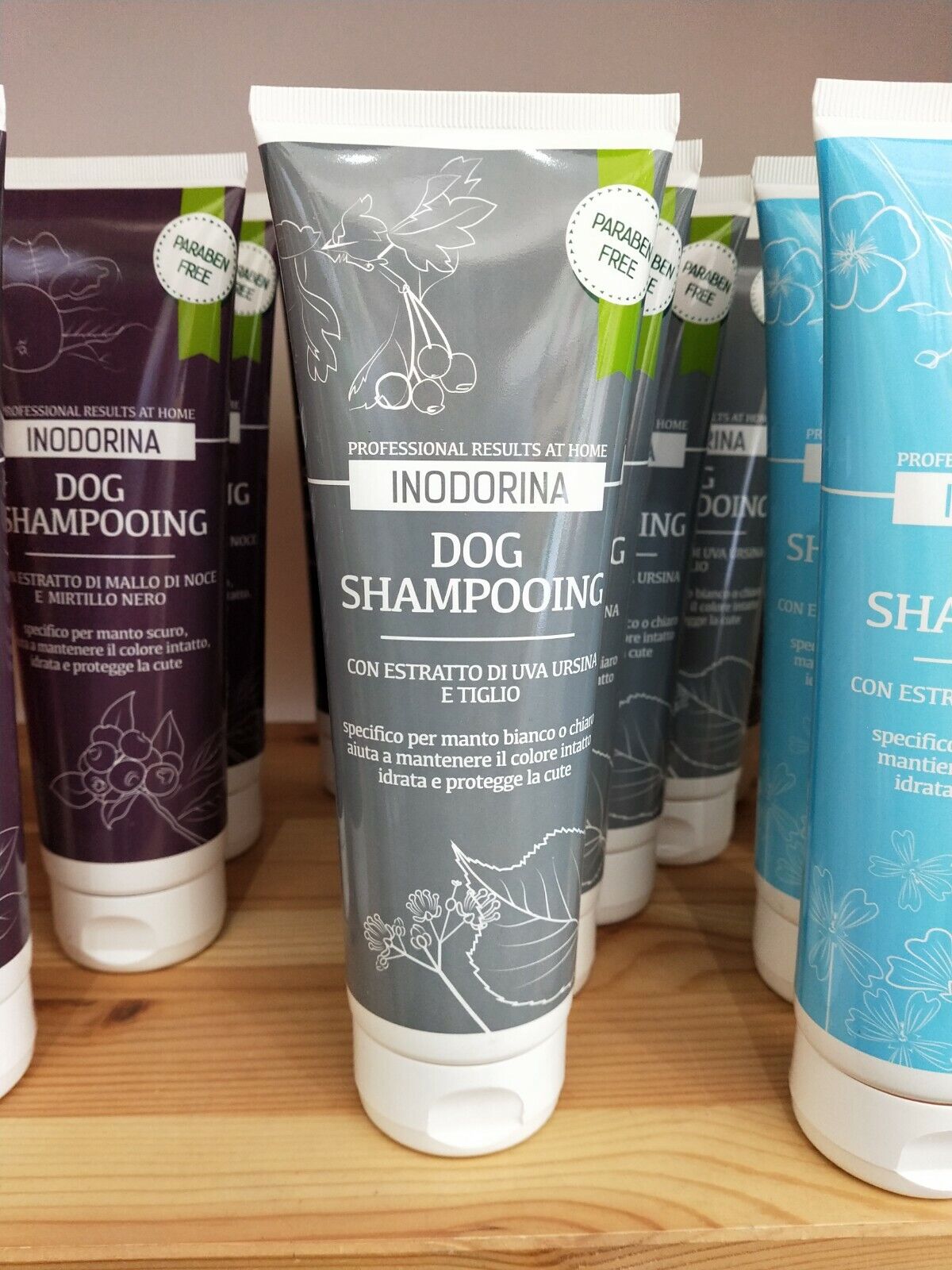 Inodorina Shampoo per cani con manto chiaro shampooing estratti naturali 250ml