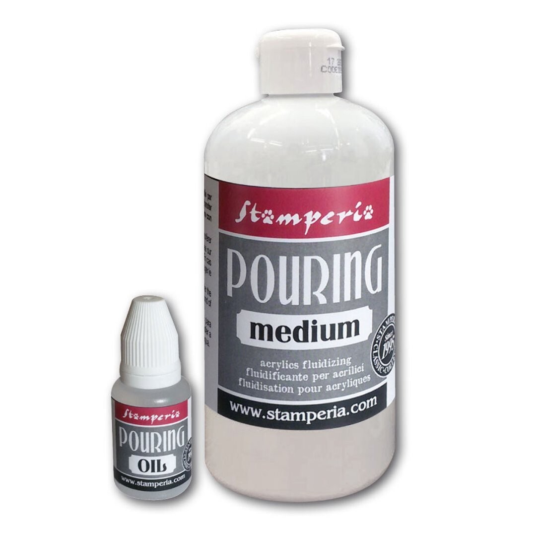 Kit Per Pouring 1 Medium 500ml+ 1 Olio 20ml | Stamperia