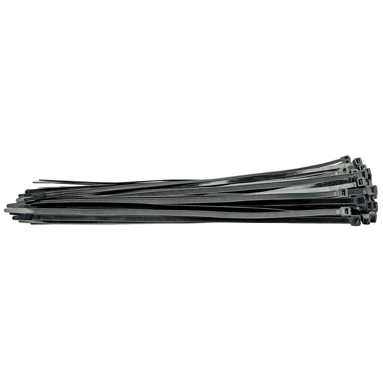 Draper 70403 - Fascette per cavi in nylon, 7,6 x 400 mm, 100 pezzi, colore: Nero