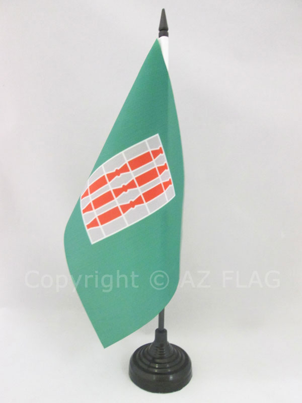 BANDIERA DA TAVOLO UMBRIA 21x14cm - PICCOLA BANDIERINA UMBRA - REGIONE ITALIA 14