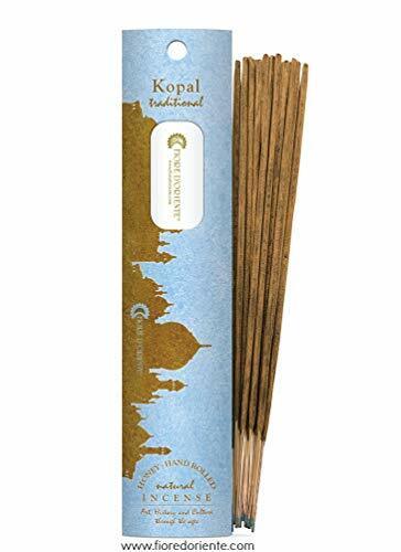 Kopal Traditional Incense 10 Sticks, Honey And Hand Rolled, Fiore (D1A)