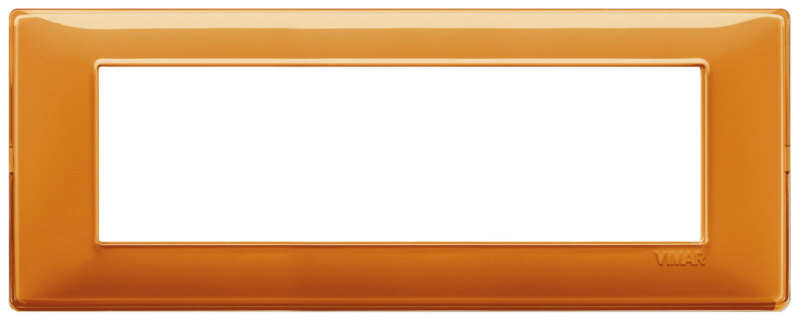 VIMAR 14657.48 PLACCA 7 MODULI REFLEX ARANCIO SERIE PLANA
