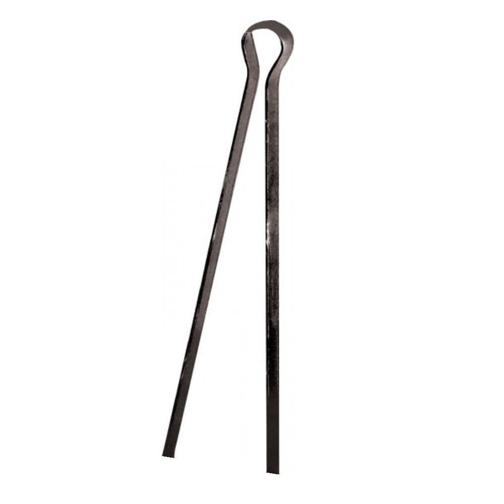 Pinza a molla per camino molletta in ferro battuto 60 cm