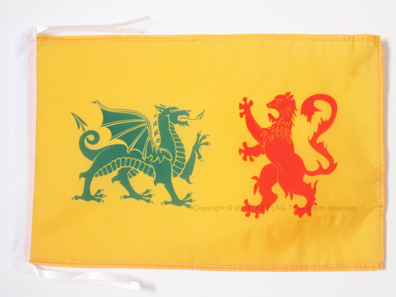 BANDIERA REGNO DI GALIZIA 410-585 45x30cm - BANDIERINA GALICIA IN SPAGNA 30 x 45