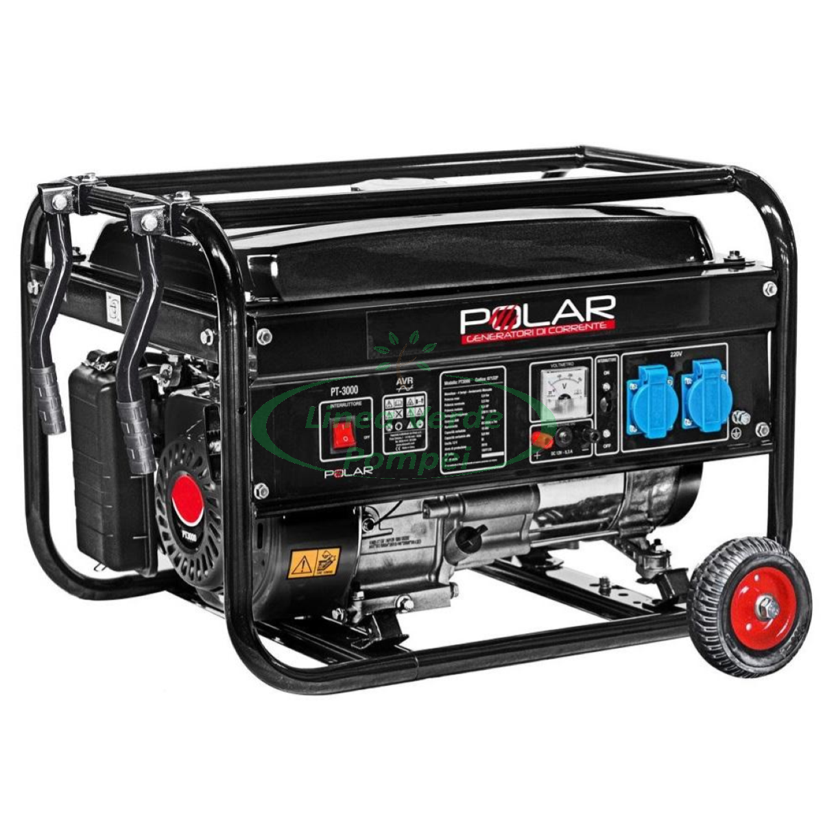 Generatore di corrente a benzina 4 tempi Polar PT3000 – monofase 2,8 kW max