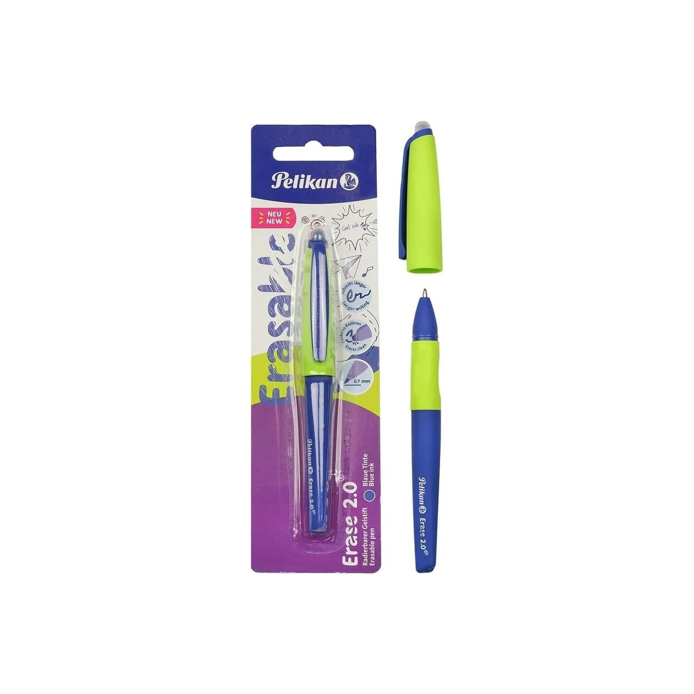 Penna cancellabile Pelikan penna cancellabile ricaricabille con tappo inchiostro