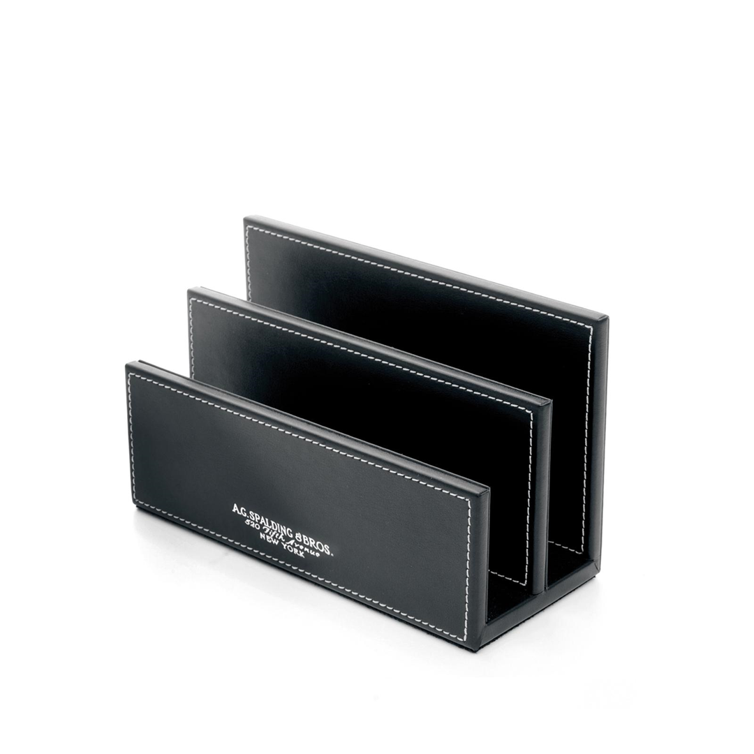 Letter Holder Utility 16,5x9,5x7 Cm Nero | A.g. Spalding & Bros.