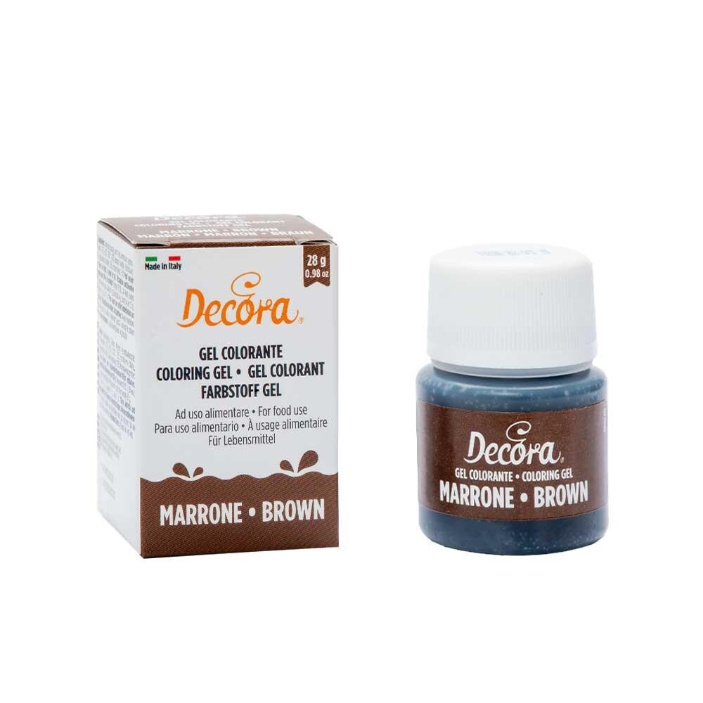GEL COLORANTE DECORA MARRONE 28 GR