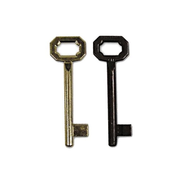 Chiave Cifrata per Serratura Patent Bronzata N. 8  confezione 10 Pz