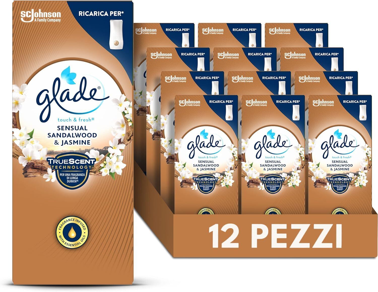 Glade Touch & Fresh Ricarica Profumatore Ambienti Mini Spray - BALI E GELSOMINO