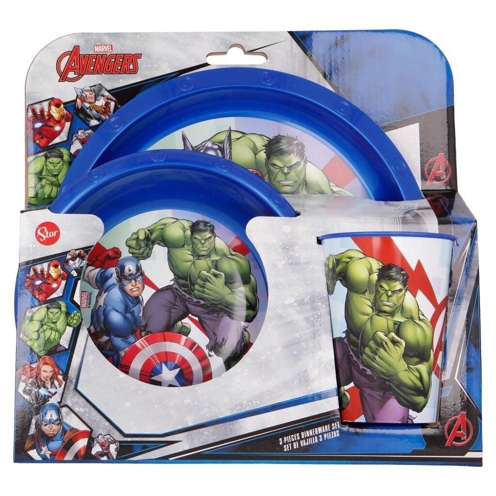 Set pranzo 3 pezzi Marvel Avengers
