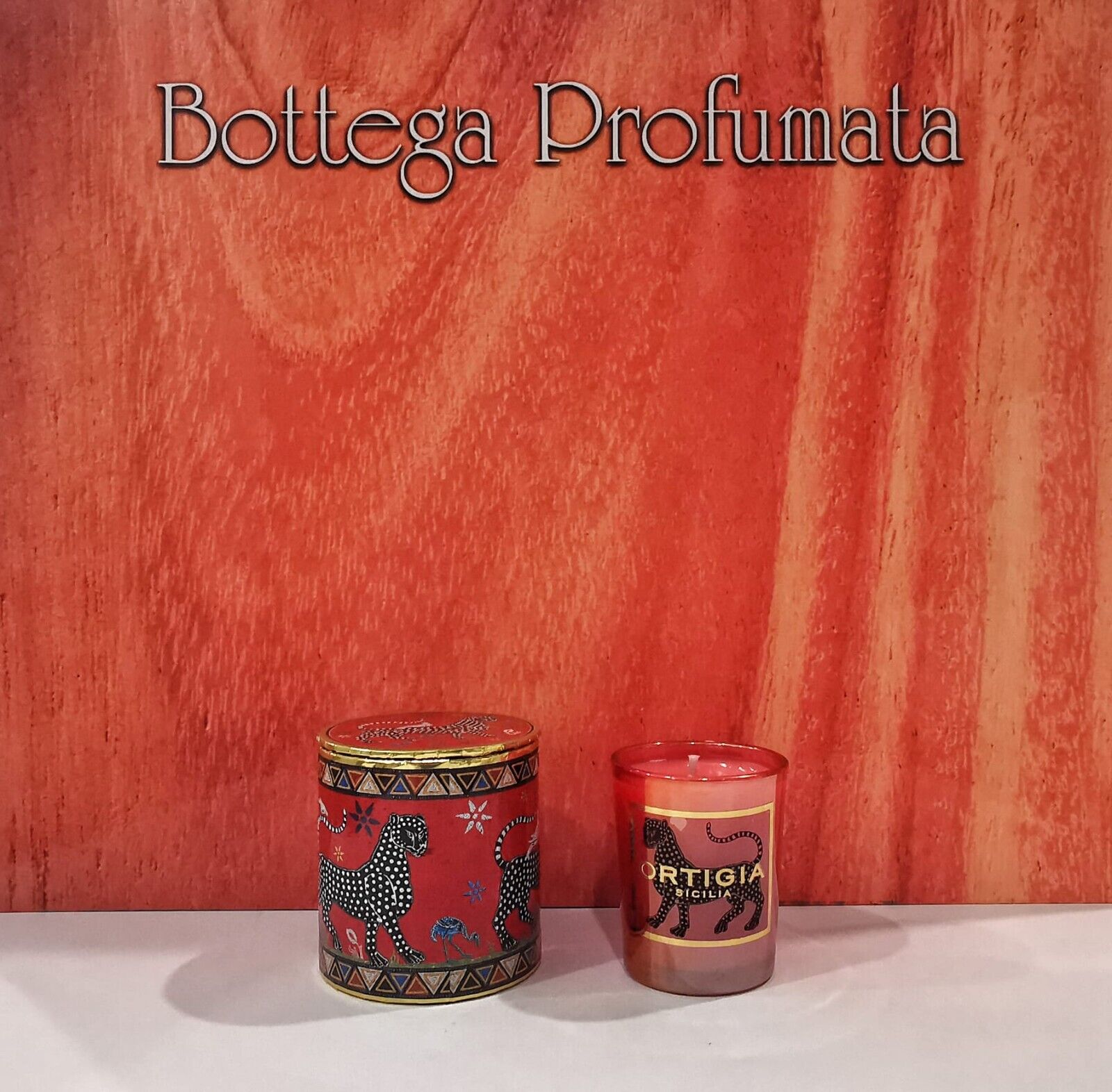 Ortigia Palo Santo Rossa Candela 80g