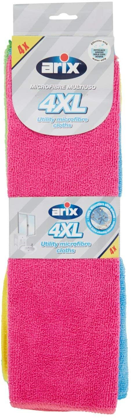 Arix, 4 Microfibre 36X38 cm Multipack Multicolore