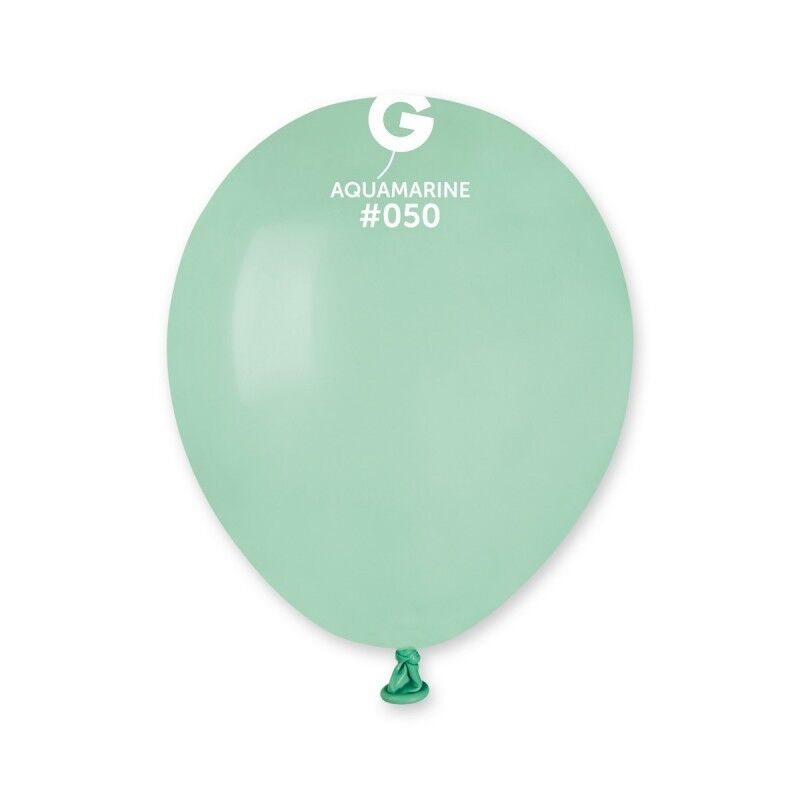PALLONCINI TIFFANY VERDE ACQUA MARINA 100 Pz 13 cm diam 5 Pollici FESTA PARTY