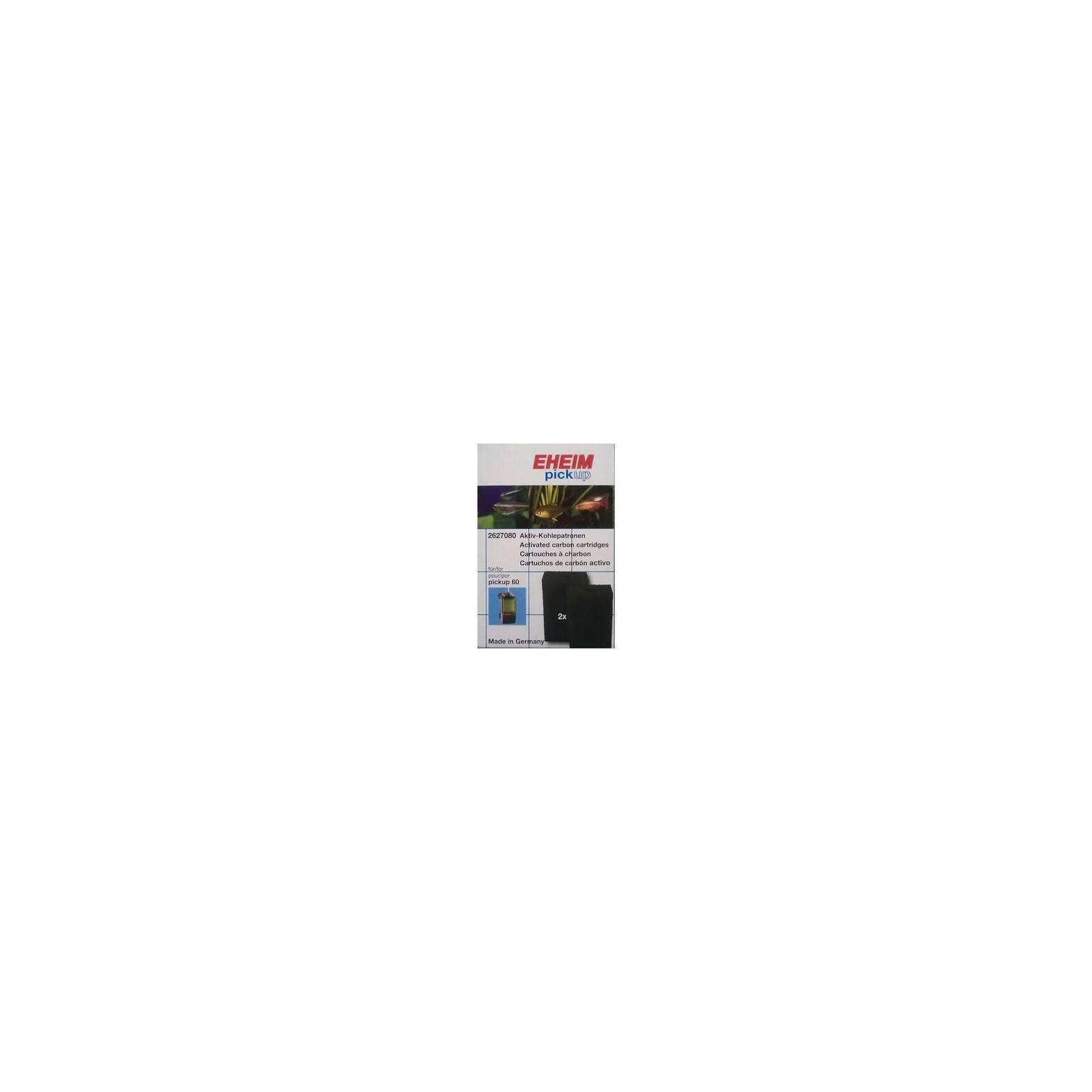 EHEIM Ricambio Spugne al Carbone per Filtro Pick Up 2008 (2 Pezzi) - 2627080