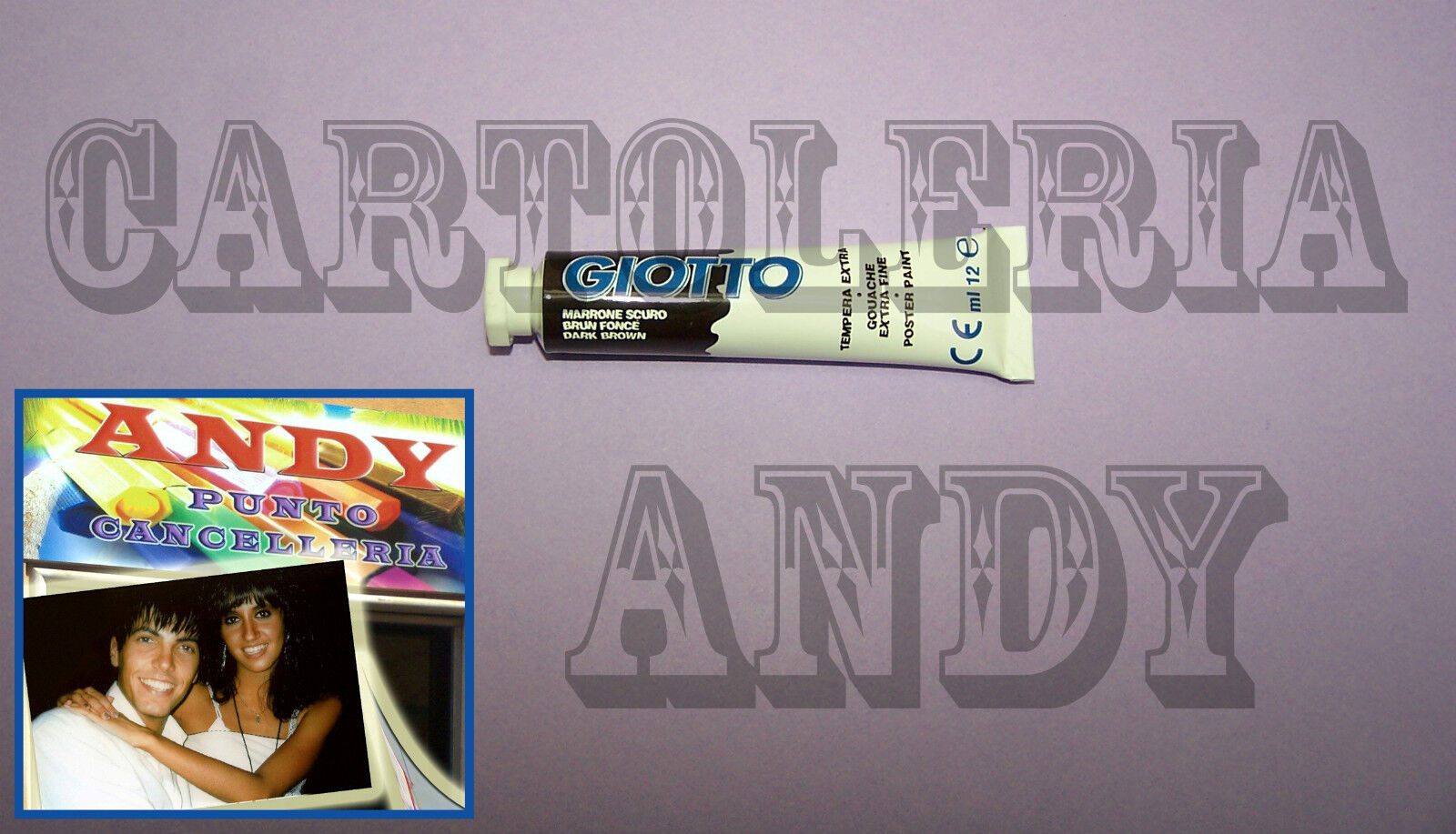 TUBETTO COLORI A TEMPERA TUBO 4 12 ML - GIOTTO - 23 MARRONE SCURO - COD. 3520 23