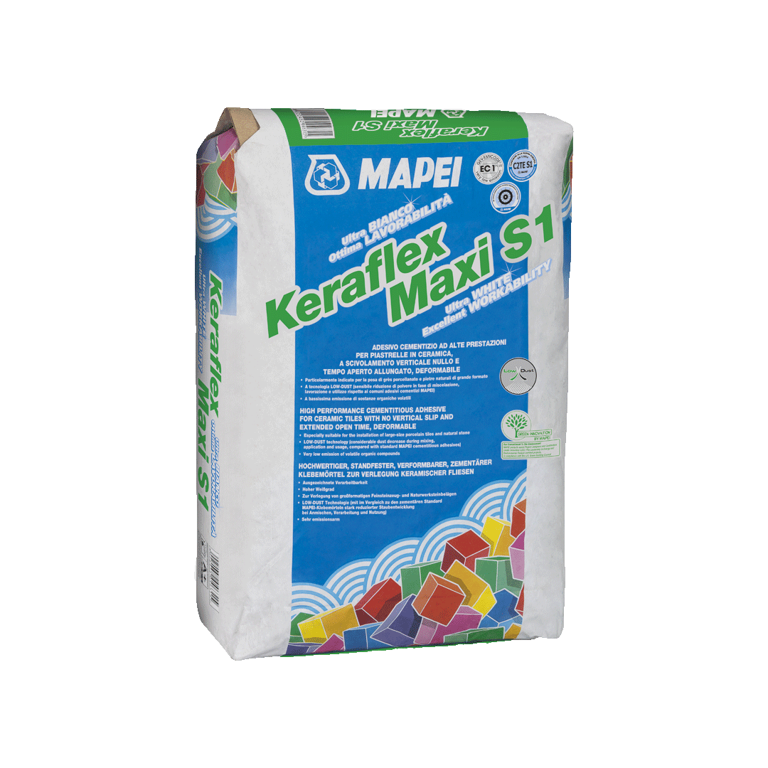 KERAFLEX MAXI S1 MAPEI - Adesivo cementizio per piastrelle di grande formato