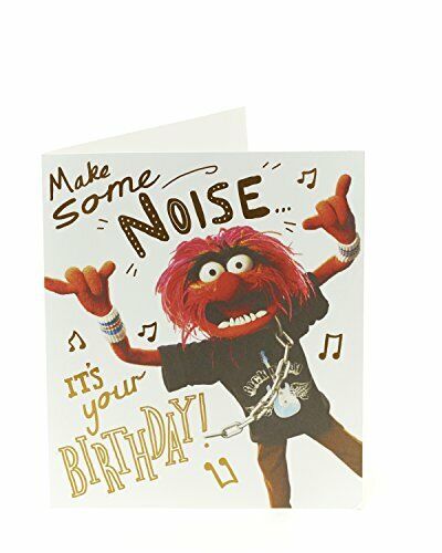 Disney Muppets Funny Birthday card – Animal (b1N)
