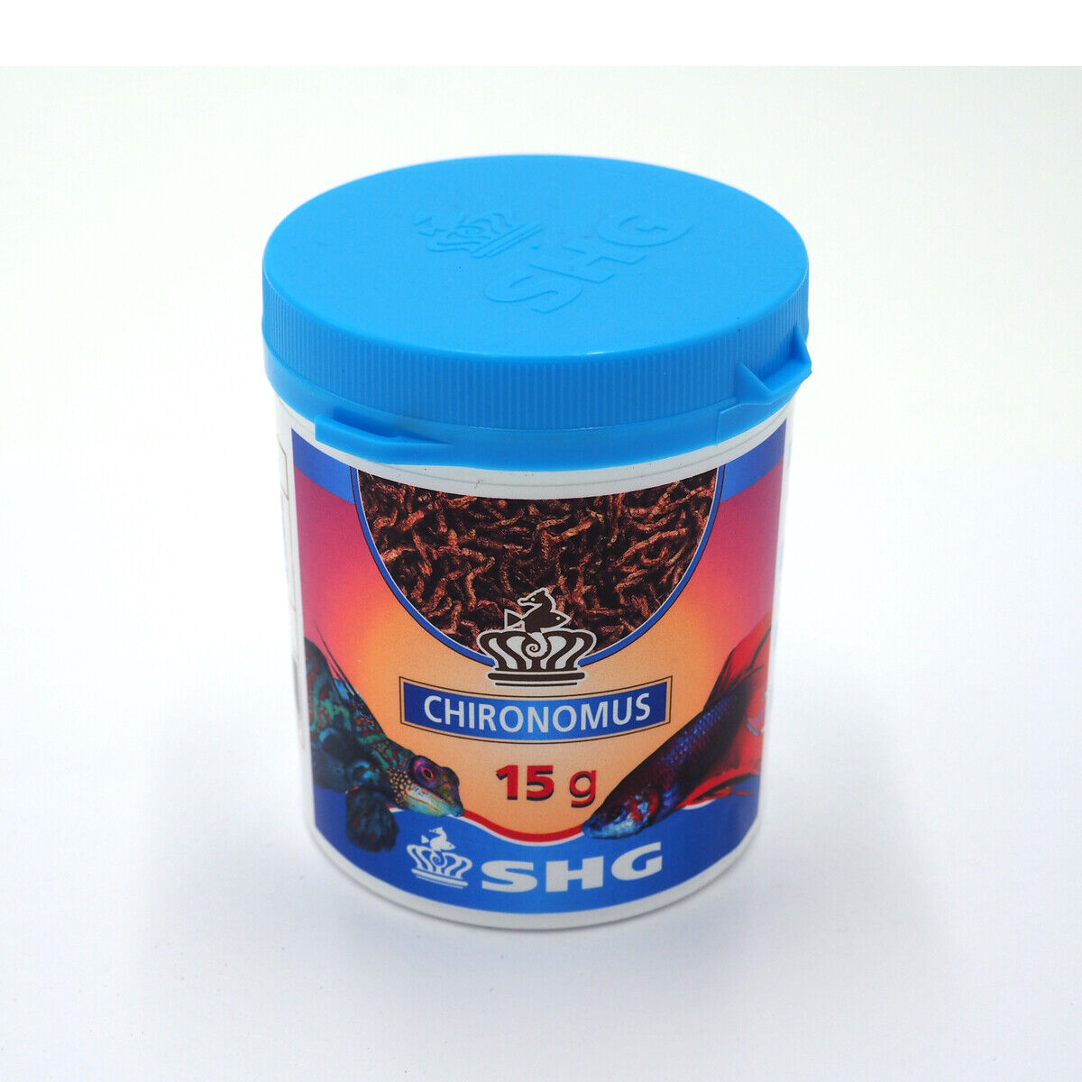 SHG CHIRONOMUS 15 GR LARVE ROSSE LIOFILIZZATE MANGIME PESCI ACQUARIO