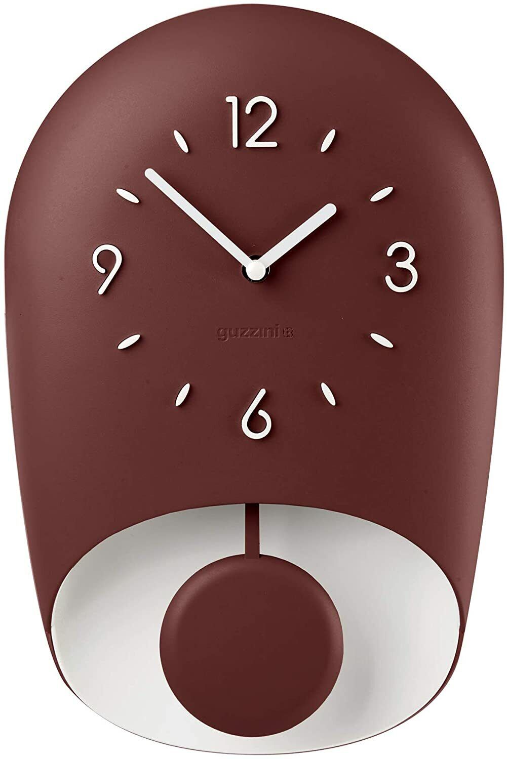 Guzzini Orologio a pendolo "Bell",colore Brick red