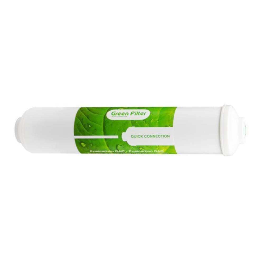 Filtro in linea Green Filter High Quality GAC 2"x10" - 1/4" quick connect
