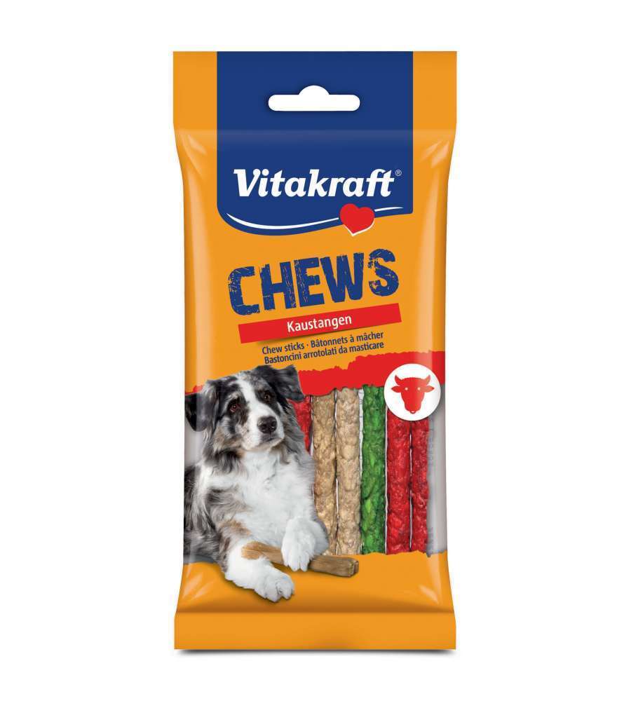 Chews bastoncini colorati arrotolati da masticare 10Pz