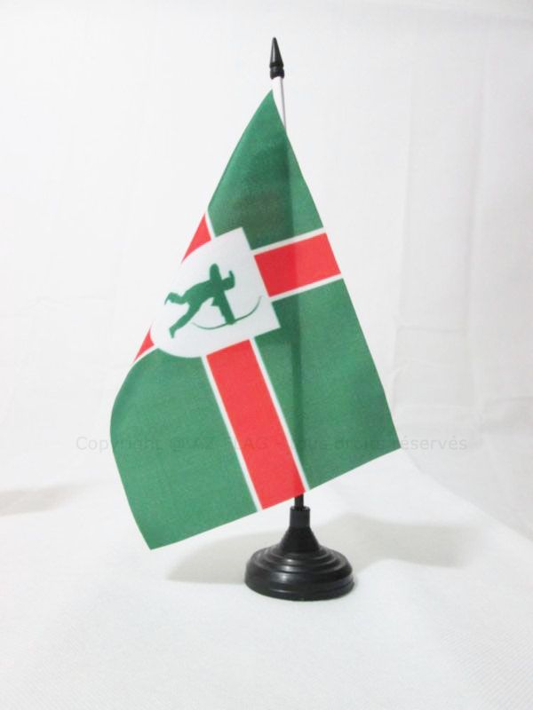 BANDIERA DA TAVOLO CONTEA DI NOTTINGHAMSHIRE 21x14cm - PICCOLA BANDIERINA COUNTY