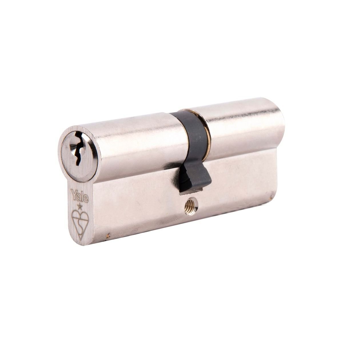 Yale KM4050-NP Euro Double 1 Star Kitemarked Cilindro, 3 chiavi in dotazione, al
