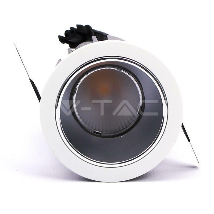 V-TAC FARETTO LED 6W DA INCASSO PER SOFFITTO LUCE NATURALE 4000K UGR<19 DA INTER