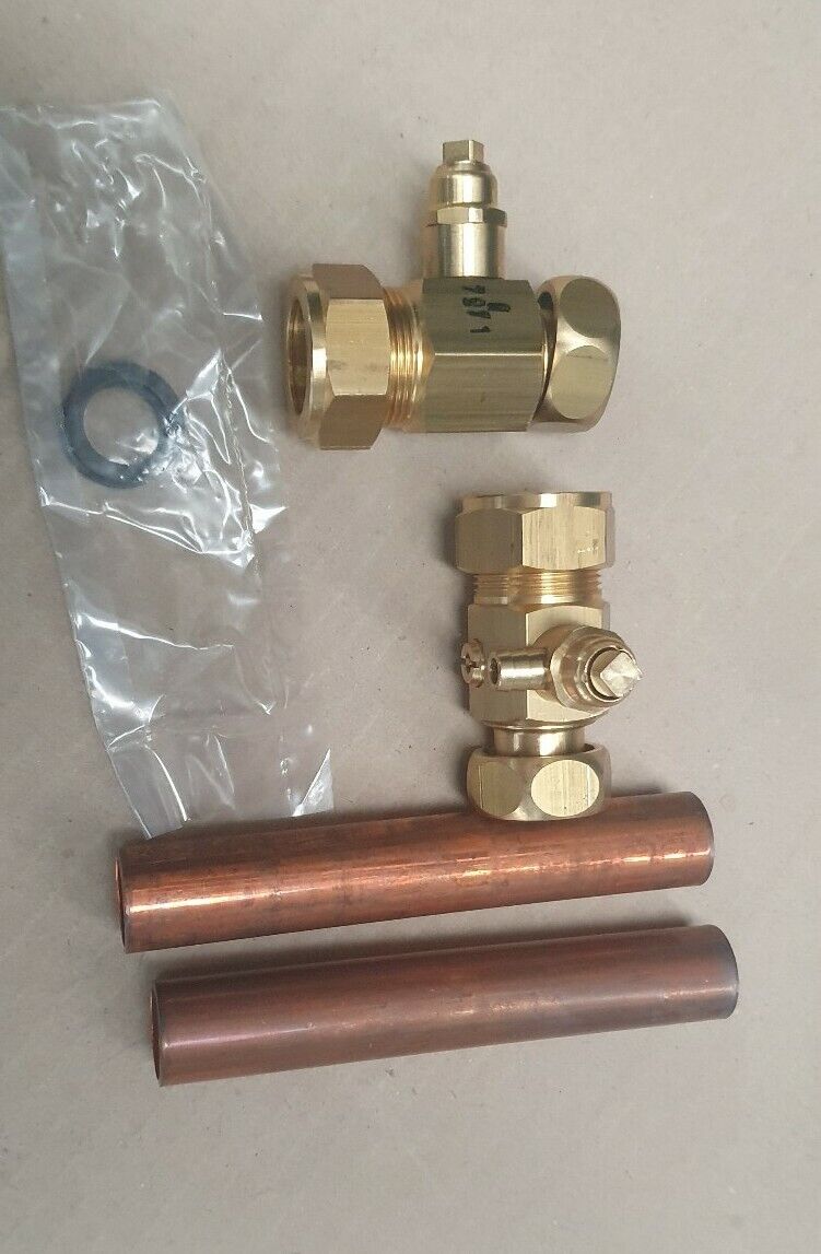 VAILLANT COD. 306201 KIT SARACINESCHE DIRITTE R 3/4  * RICAMBIO ORIGINALE