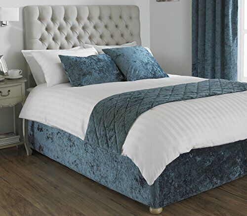 Paoletti Verona Copri Divano, Letto in Velluto, Wrap-p1, Poliestere, Teal (n7U)