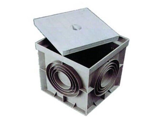 POZZETTI STAMPATI CON COPERCHIO   cm.40x40x40h.    FER 370325