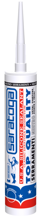 Silicone  NEUTRO TESTA DI MORO - SARATOGA - LAMIERE PVC EDILIZIA