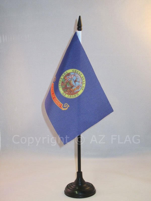BANDIERA DA TAVOLO IDAHO 15x10cm - PICCOLA BANDIERINA STATO AMERICANO – USA - ST