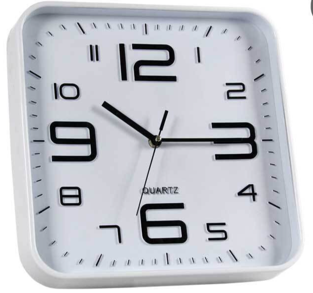 OROLOGIO DA PARETE MURO QUARZO SILENZIOSO MODERNO CASA STUDIO NUMERI GRANDI 30cm