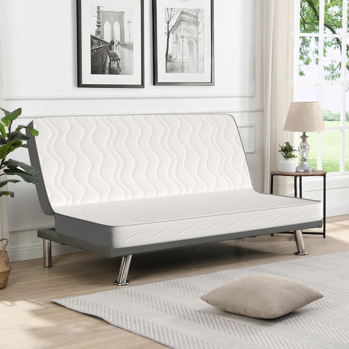 Materasso pieghevole 140x200, per Divano Letto Click Clack - con taglio centrale