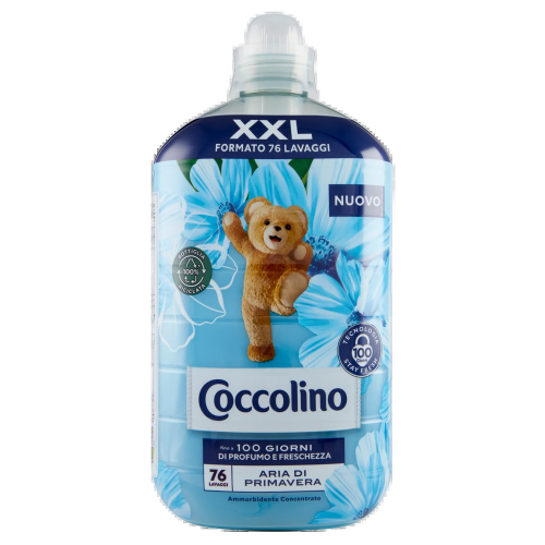 Coccolino Ammorbidente Concetrato Aria di Primavera 76 Misurini 1750ml