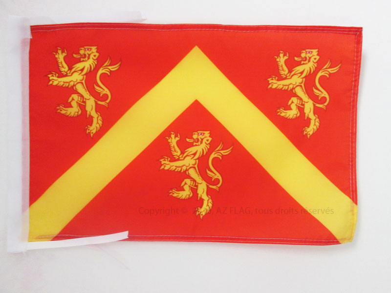 BANDIERA CONTEA DI ANGLESEY 45x30cm - BANDIERINA DI ANGLESEY - GALLES 30 x 45 cm