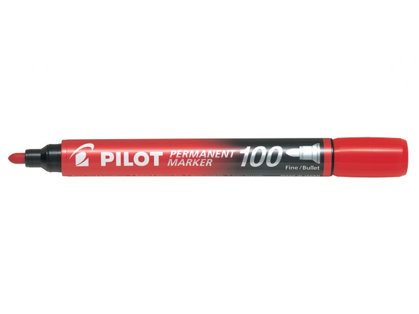 Pennarello Marker 100 Punta Tonda Rosso | Pilot