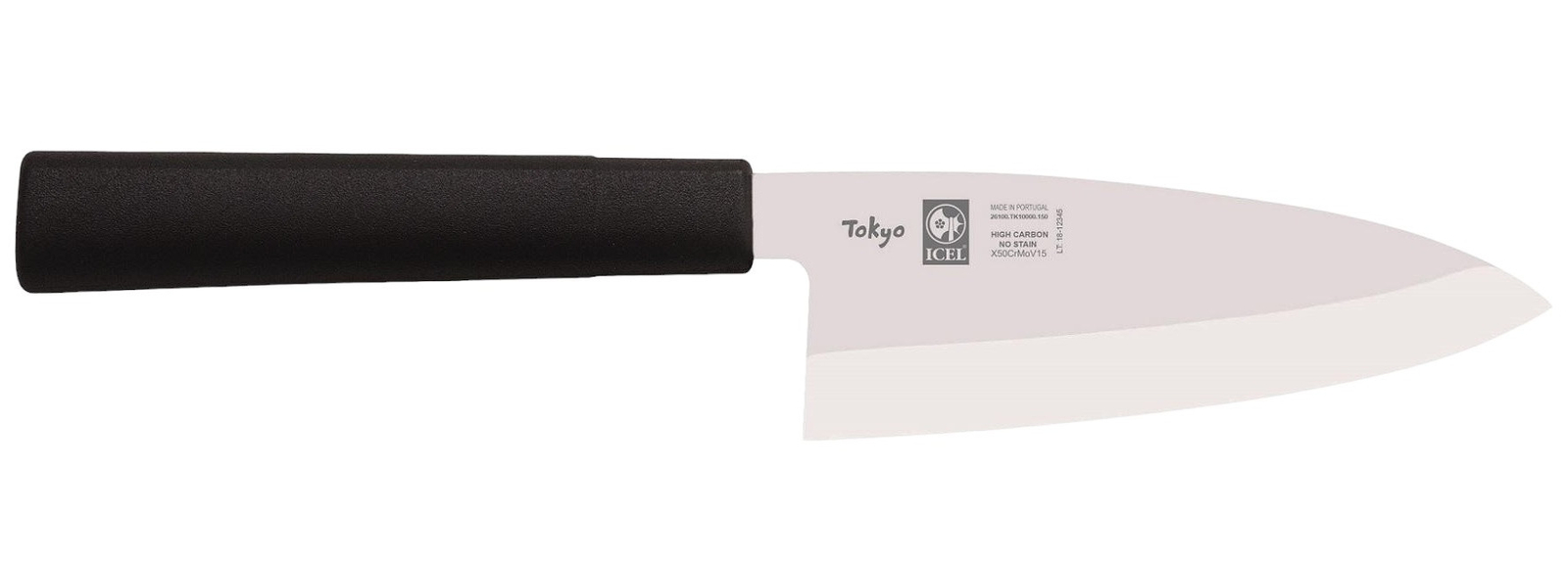 Icel tokio,deba 15 cm in acciaio forgiato, qualità professionale