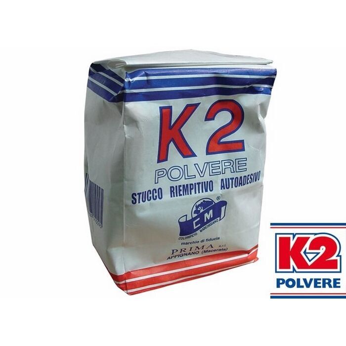 Stucco in Polvere K2 20 Kg Riempitivo per Interni colore Bianco