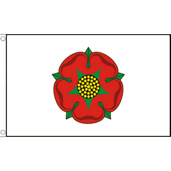 BANDIERA CONTEA DI LANCASHIRE ANTICA 90x60cm - BANDIERA COUNTY OF LANCASHIRE - I