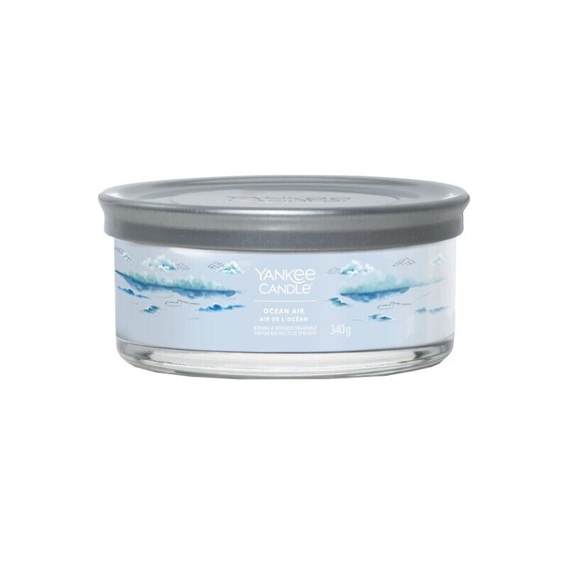 YANKEE CANDLE Ocean Air - Candela tumbler a 5 stoppini signature 340 g