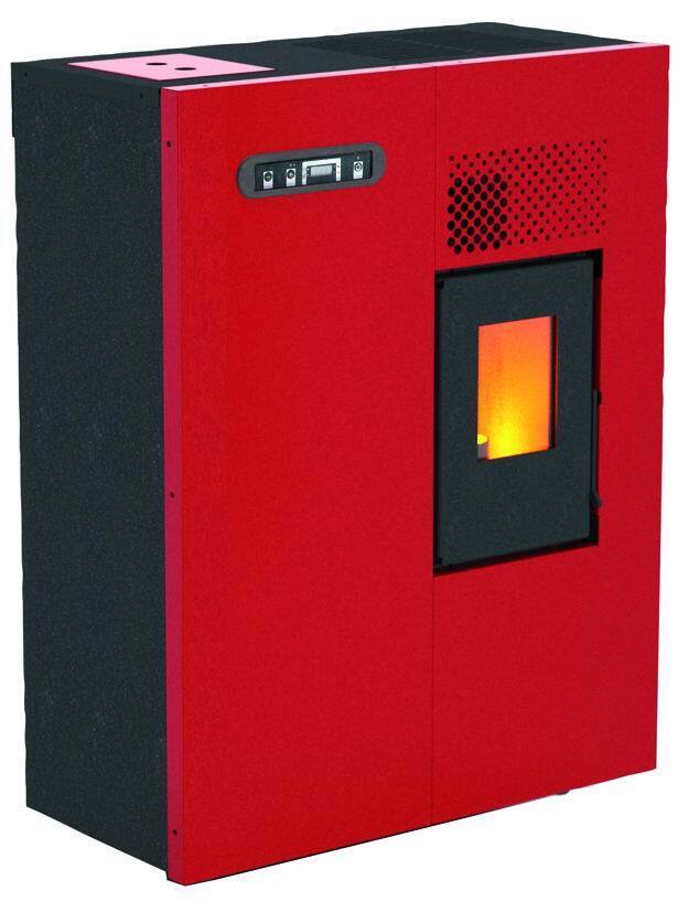 Stufa a Pellet Punto Fuoco Camilla 5,6Kw Rosso