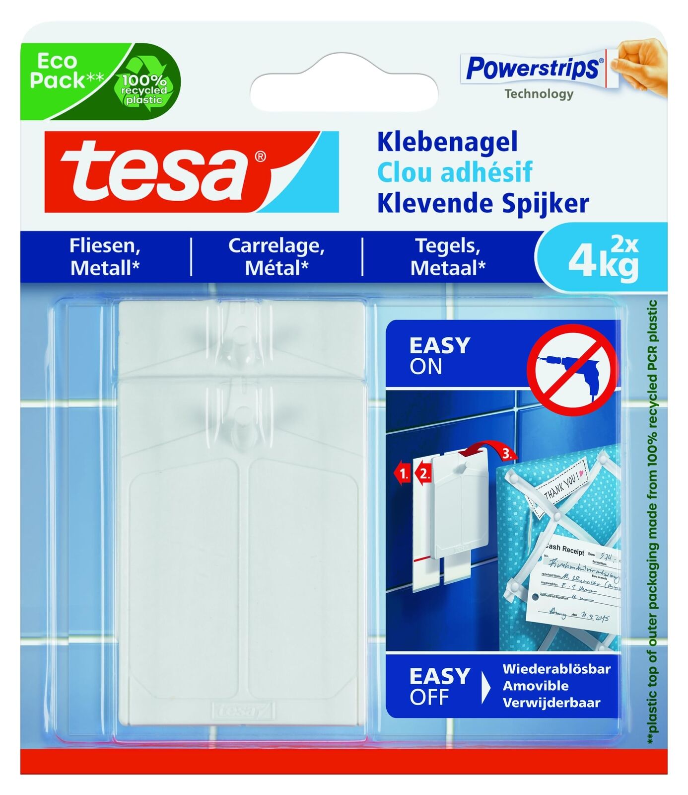 tesa Adhesive Nail for Tiles & Metal 4kg