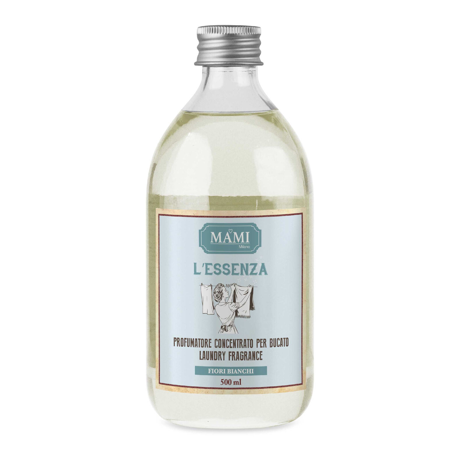 Mami Milano Ricarica profumatore concentrato per bucato 500ml "Fiori Bianchi" L'